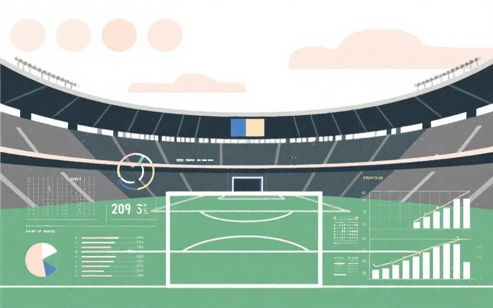 数据化呈现的赛事信息示意图