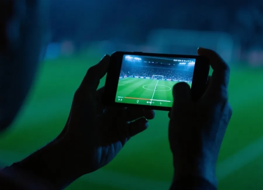 手机观看直播与网络优化示意图